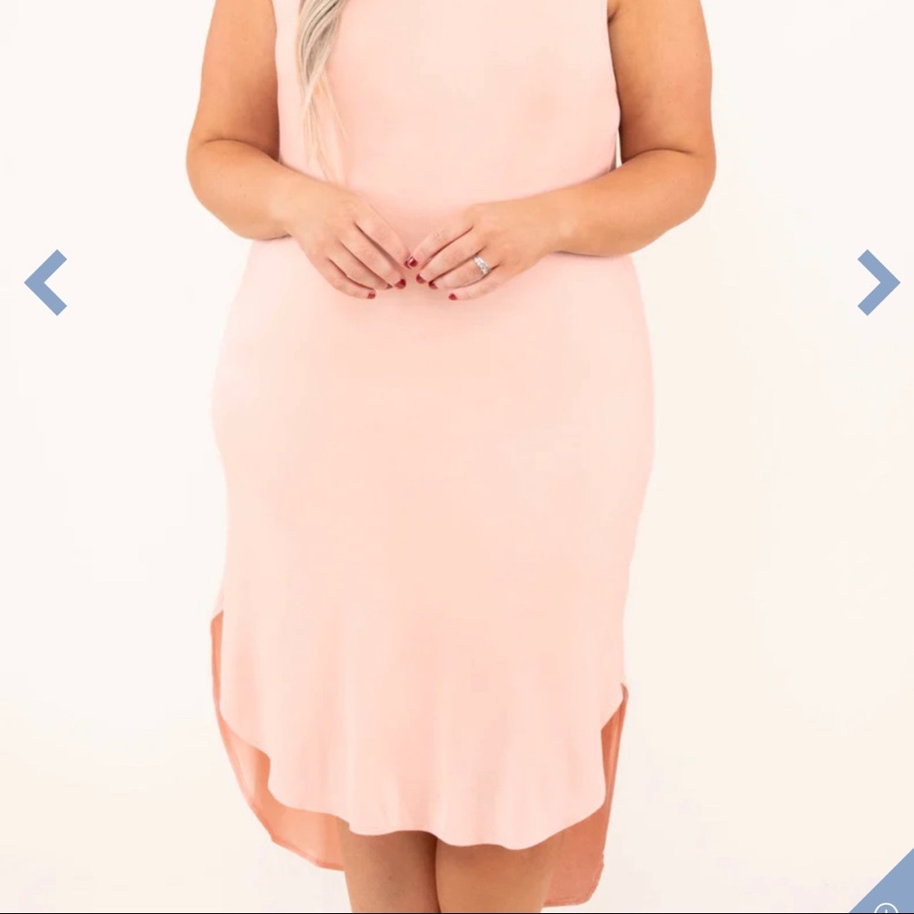 Cute blush dress new w tags xl